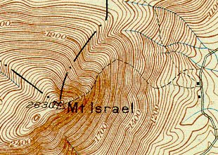1931 USGS Map of Mt. Israel